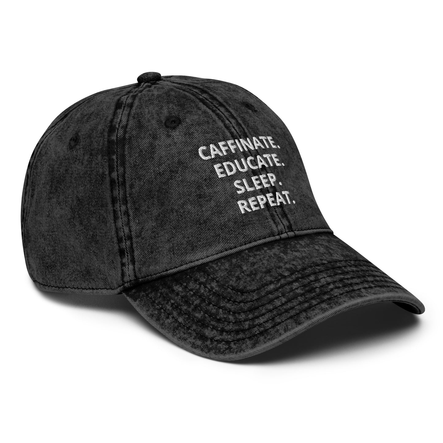 Teach Repeat -Vintage Cotton Twill Cap
