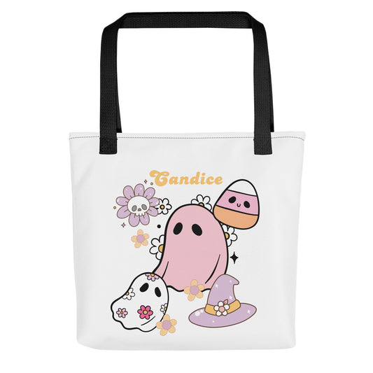 Personalized/ Customized Halloween Candy Tote bag