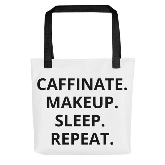 Caffeinate Makeup Tote bag