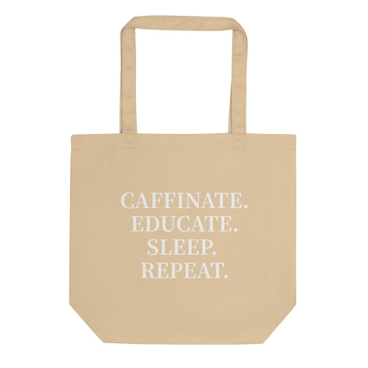 Teach repeat -Eco Tote Bag