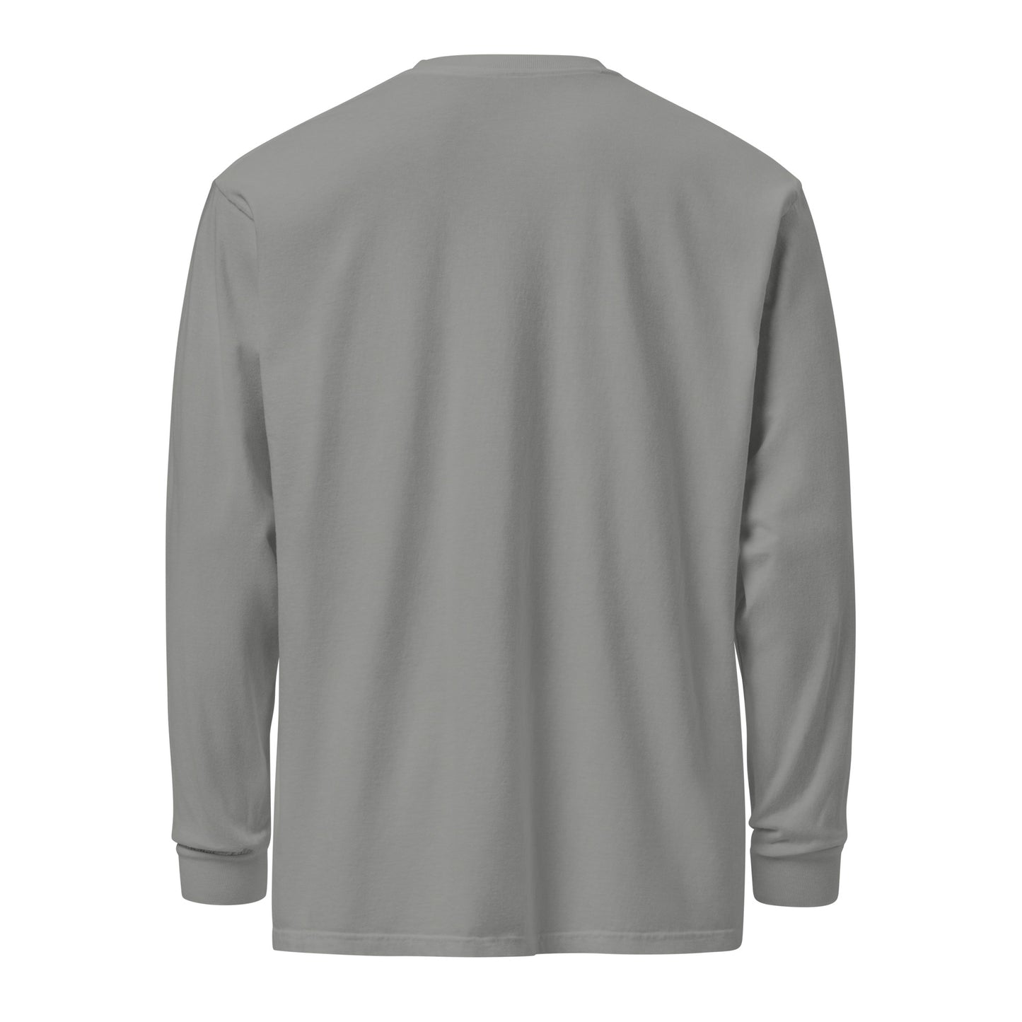 Garment-dyed heavyweight long-sleeve shirt