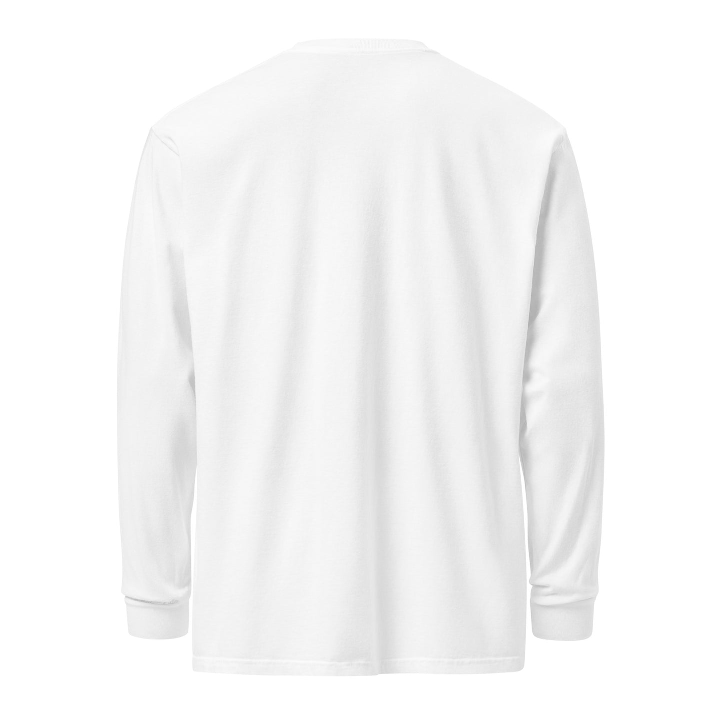 Garment-dyed heavyweight long-sleeve shirt