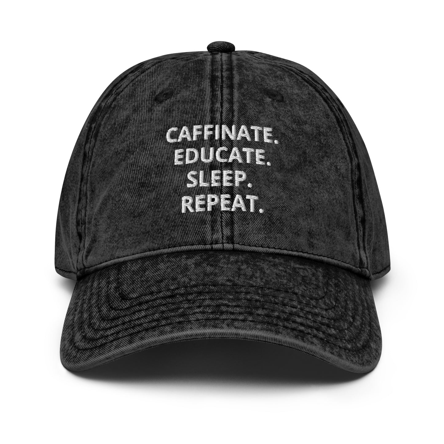 Teach Repeat -Vintage Cotton Twill Cap